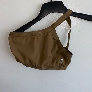 FP Movement by Free People One Strap Sports Bra Olive Green Size Small